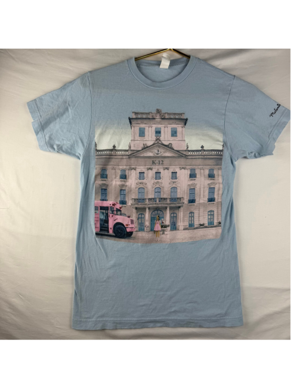 Melanie Martinez K-12 Tour Graphic T-Shirt Extra Small Baby Blue Bus Merch Y2K